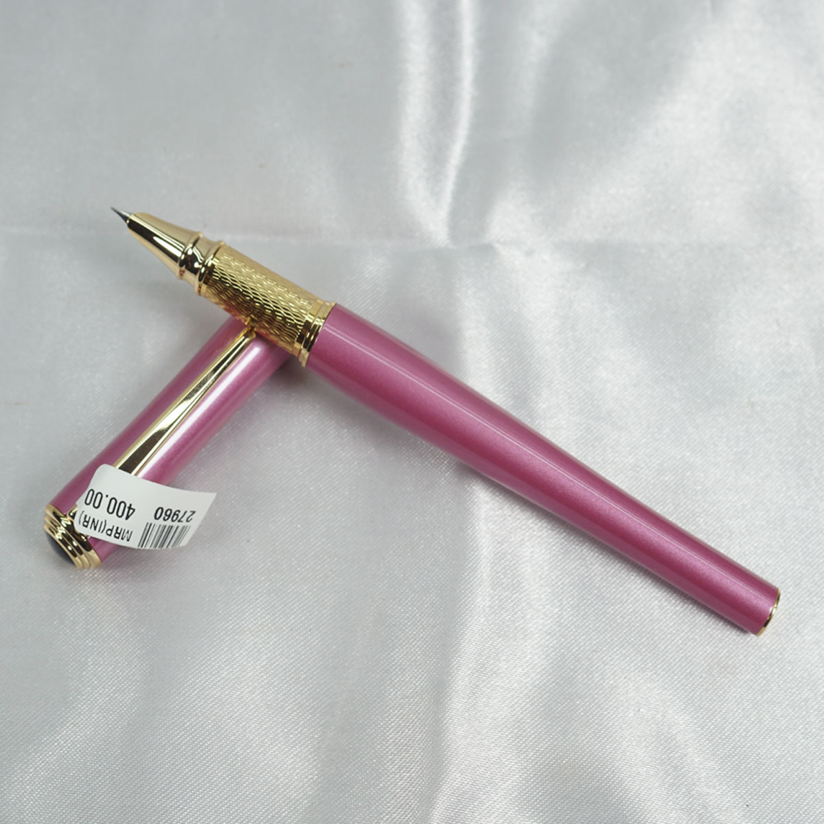 Jinhao 31 Glossy Violet Color Body With Gold Trim And Clip Converter Type Fountain Pen SKU 27960
