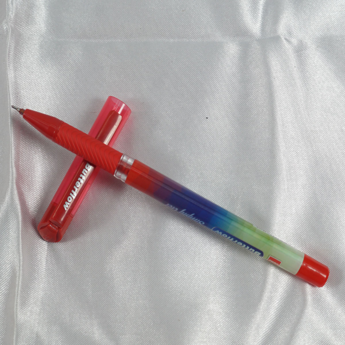 Cello Butterflow Simply Gel Red Color Writing Gel Pen SKU 28004