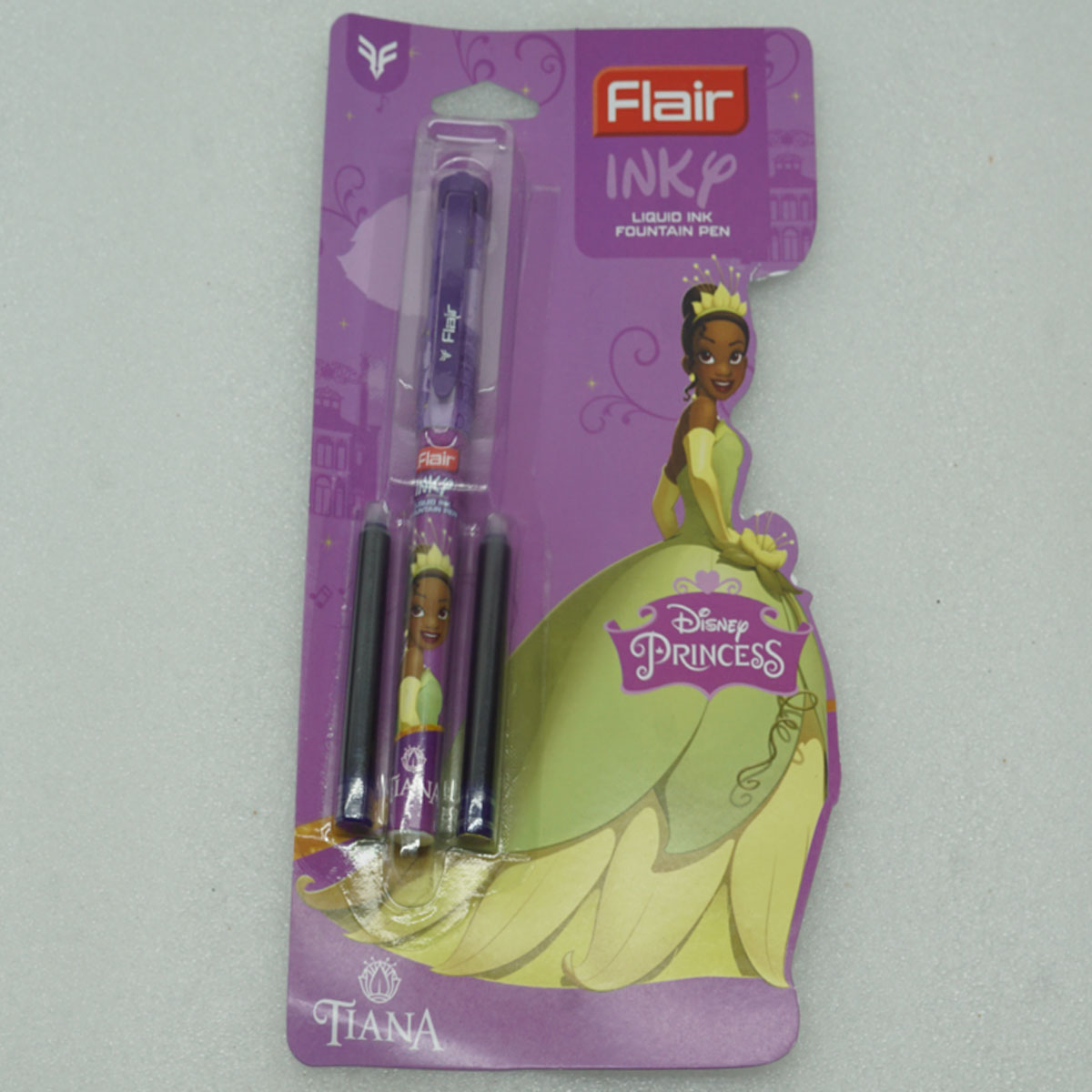 Flair Inky Disney Princess Blue Color Body and Cap Fine Nib Cartridge ...