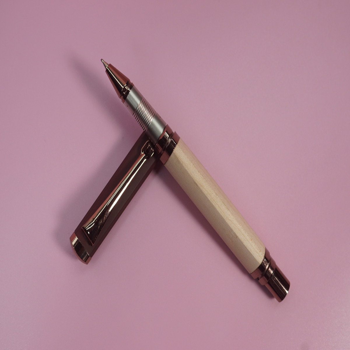 penhouse.in Wooden Body Coffee Smell Writing and Cap Type Ball Pen SKU 28097