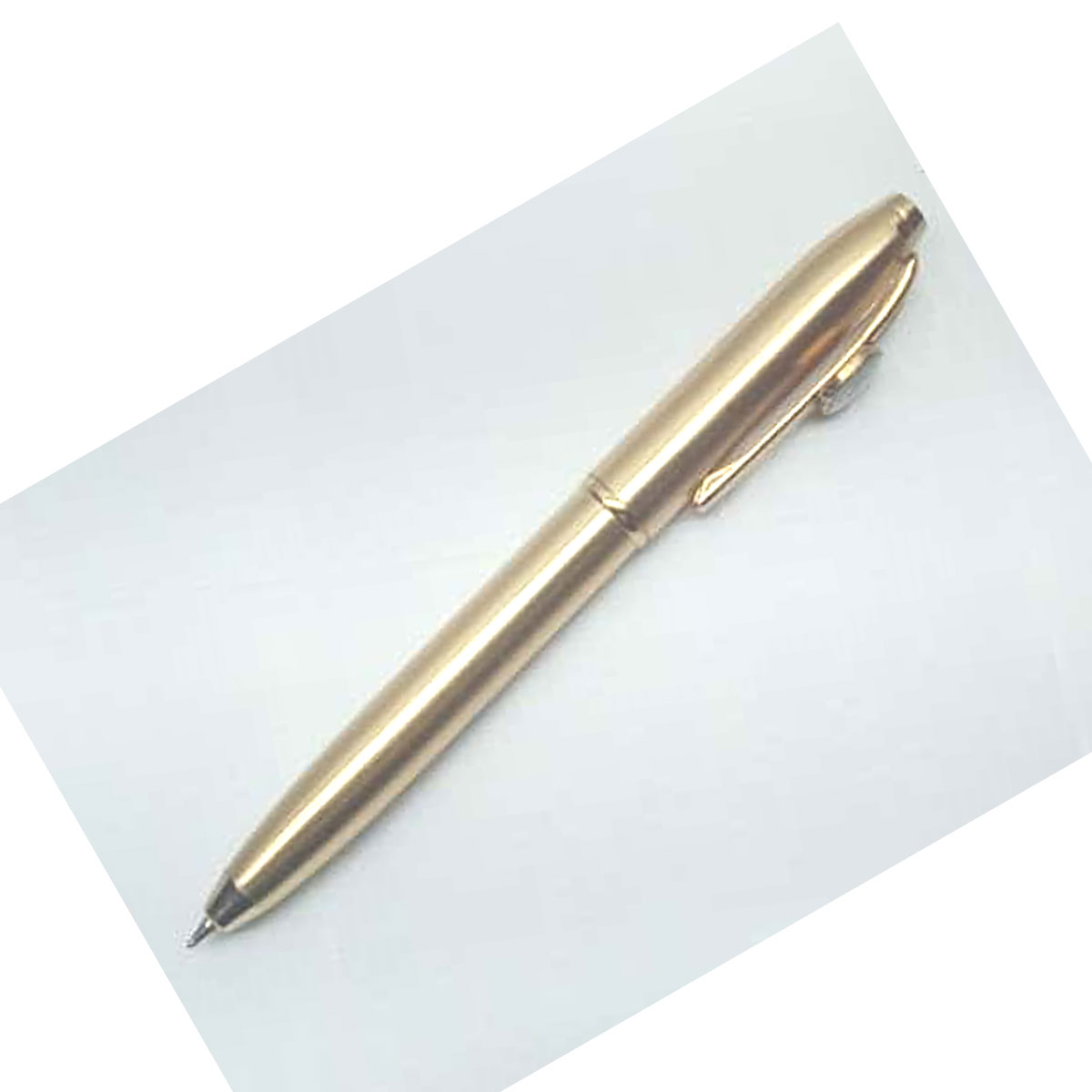 penhouse.in Gold Color Body With CA Symbol On Clip Twist Type Ball Pen SKU 28117