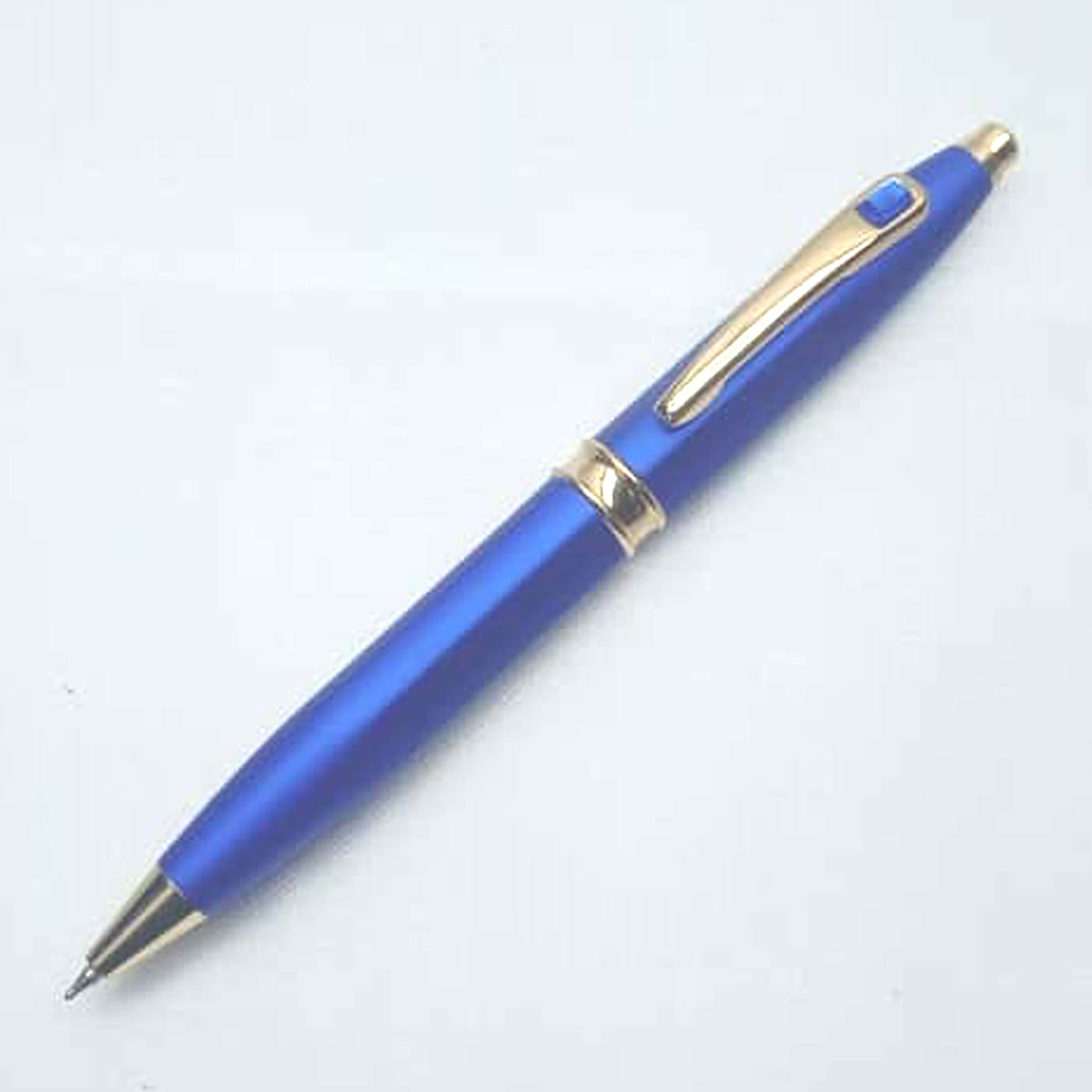 penhouse.in Blue Color Body With Gold Color Clip And Twist Type Ball Pen SKU 28130