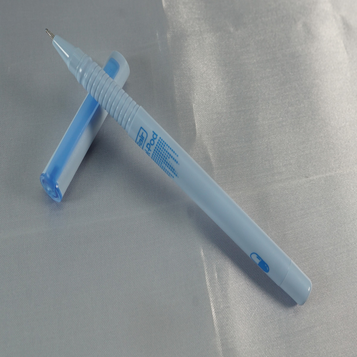 Flair Gel Pod Blue Color Body and Cap Type Blue Writing Gel Pen SKU 28207