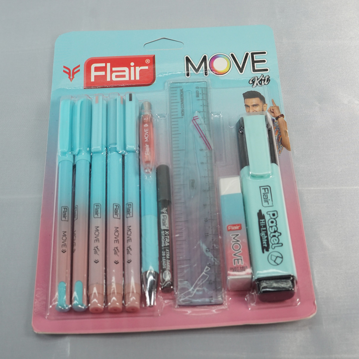Flair Move Kit  Blue with Pink Color  SKU 28209