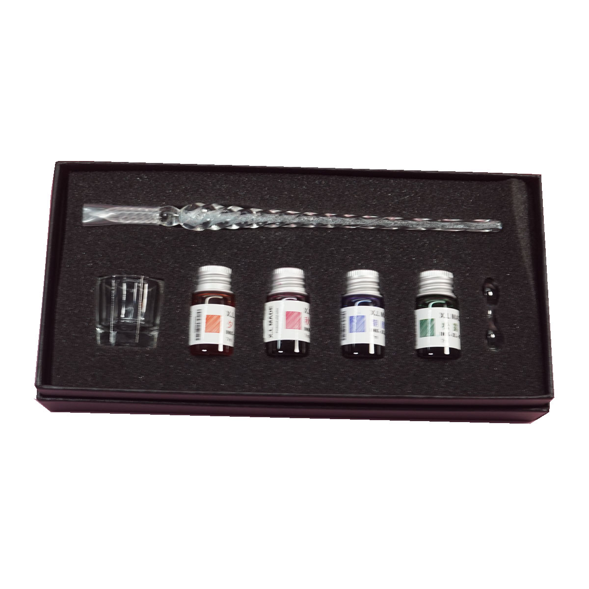 penhouse.in Glass Dip Pen Light Blue Color Body Fine Tip SKU 28336