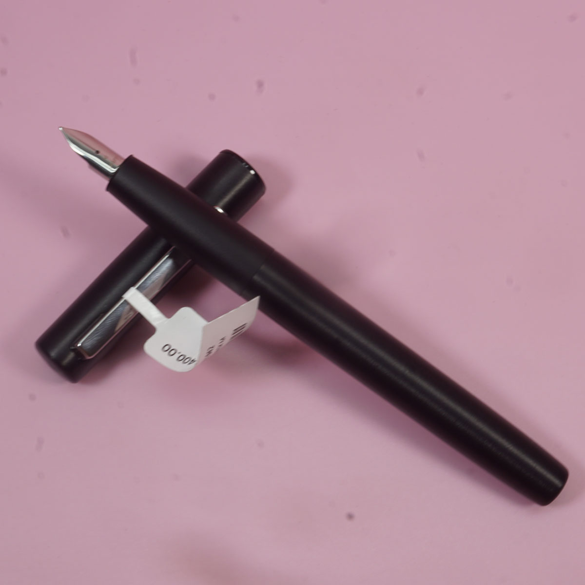 Lamy Aion Black Cap and Body with Medium Nib Converter And Cartridge Type Fountain Pen  SKU 28435