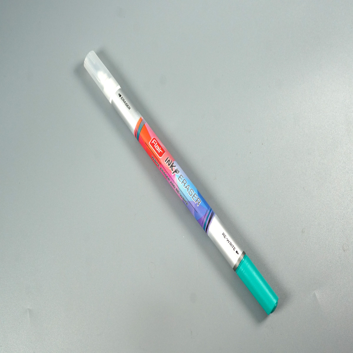 Flair Eraser Multi Color Design Body Write Erase and Rewrite Pelikan Pen Type Eraser Pen  SKU 28504