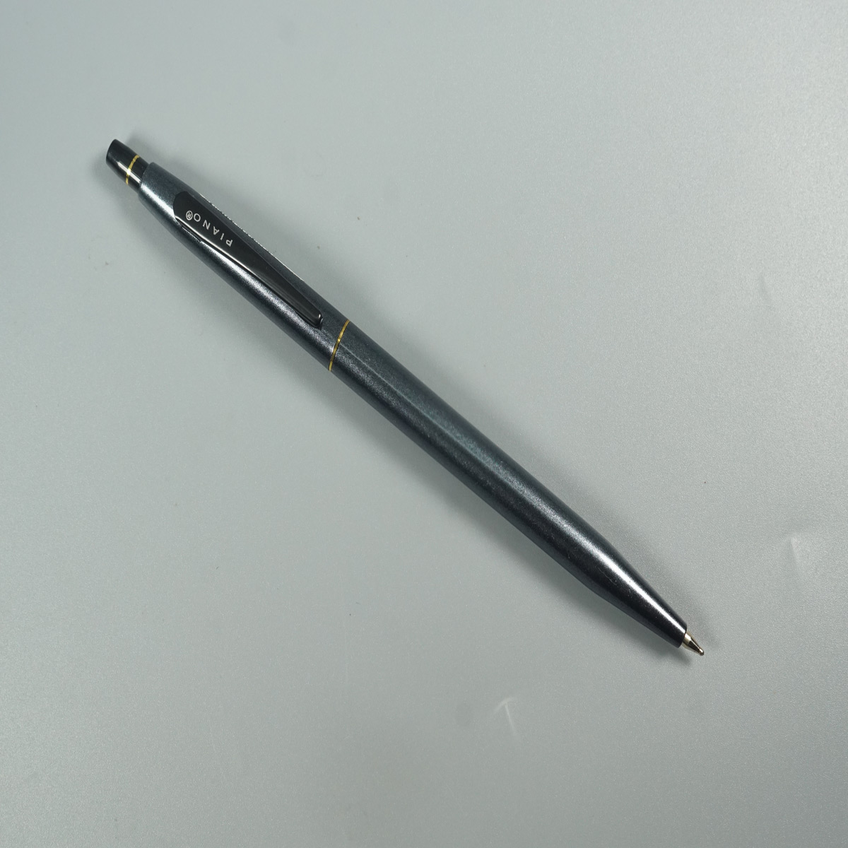 Piano Blue with Black Color Body with Black color Clip Retractable Ball Pen SKU 28580
