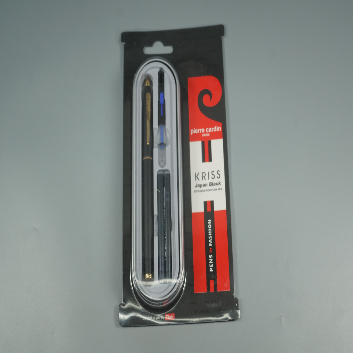 Pierre Cardin Kriss Japan Black Cartridge and Converter Type Fountain Pen SKU 28604
