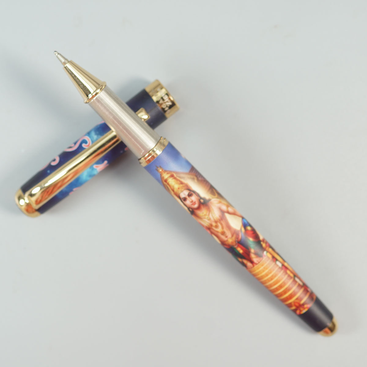 penhouse.in Sigaura Zigma Ayyappa Swamy  Printed Cap Type Ball Pen SKU 28698