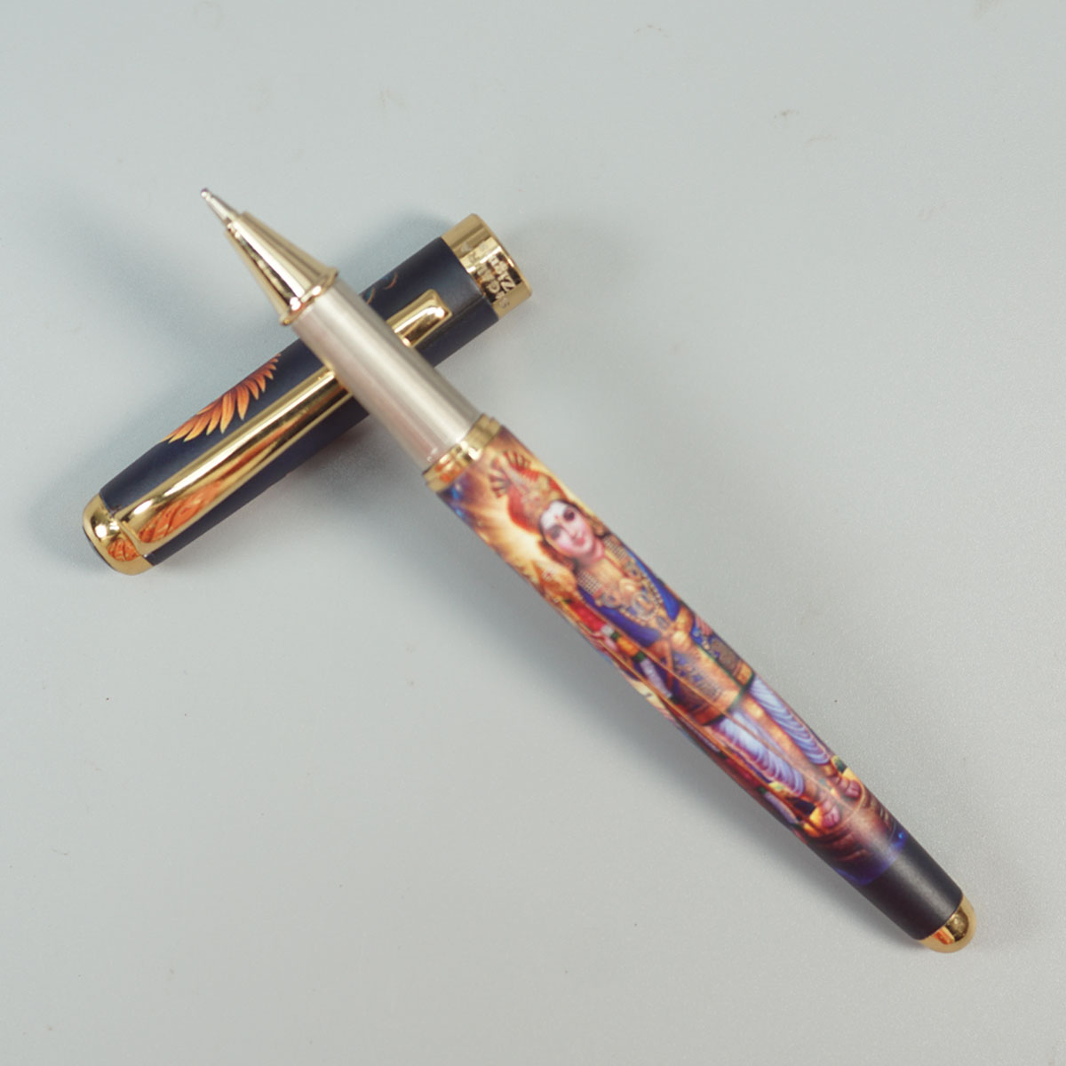 penhouse.in Sigaura Zigma Murugar Swamy  Printed Cap Type Ball Pen SKU 28699