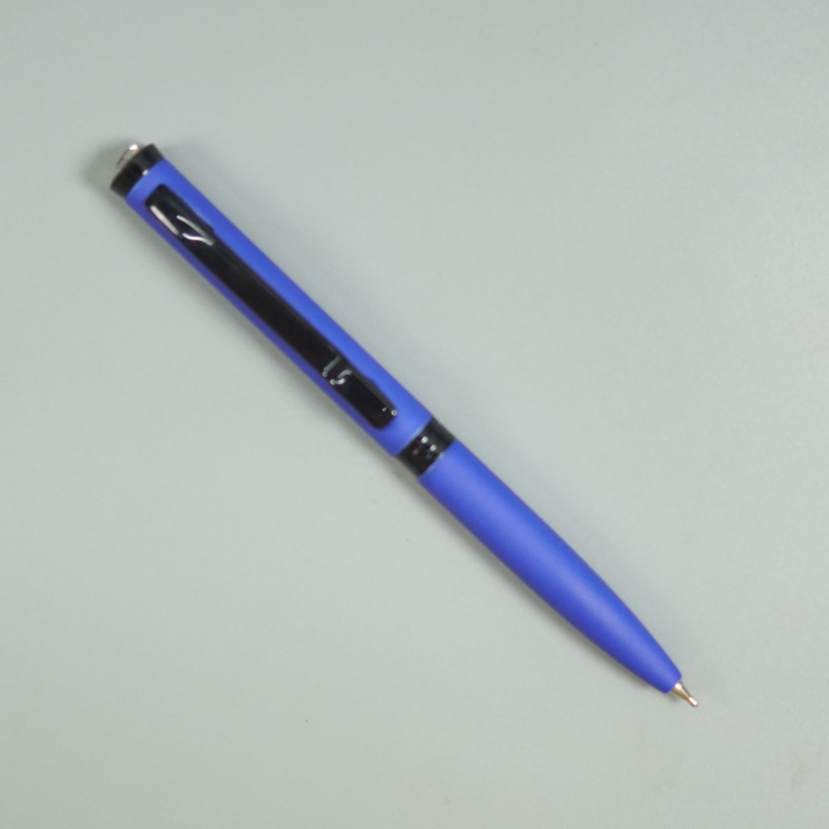 penhouse.in Blue Color Body With Black Color Clip Twist Type Ball Pen  SKU 28719