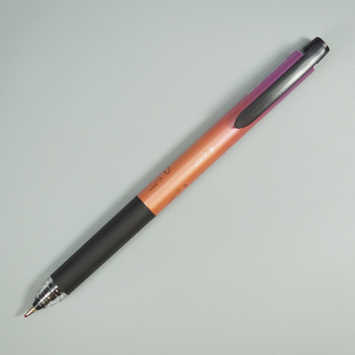 Hauser Gravity Orange With Pink Color Body Retractable Type Ball Pen SKU 28781