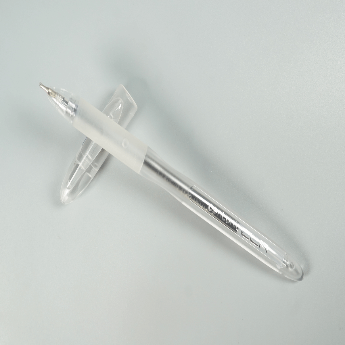 Pentonic CLR Transparent Body and Cap 0.7mm Blue Writing Ball Pen  SKU 28932