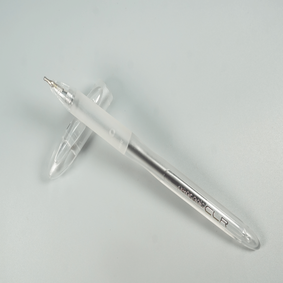 Pentonic CLR Transparent Body and Cap 0.7mm Black Writing Ball Pen  SKU 28933