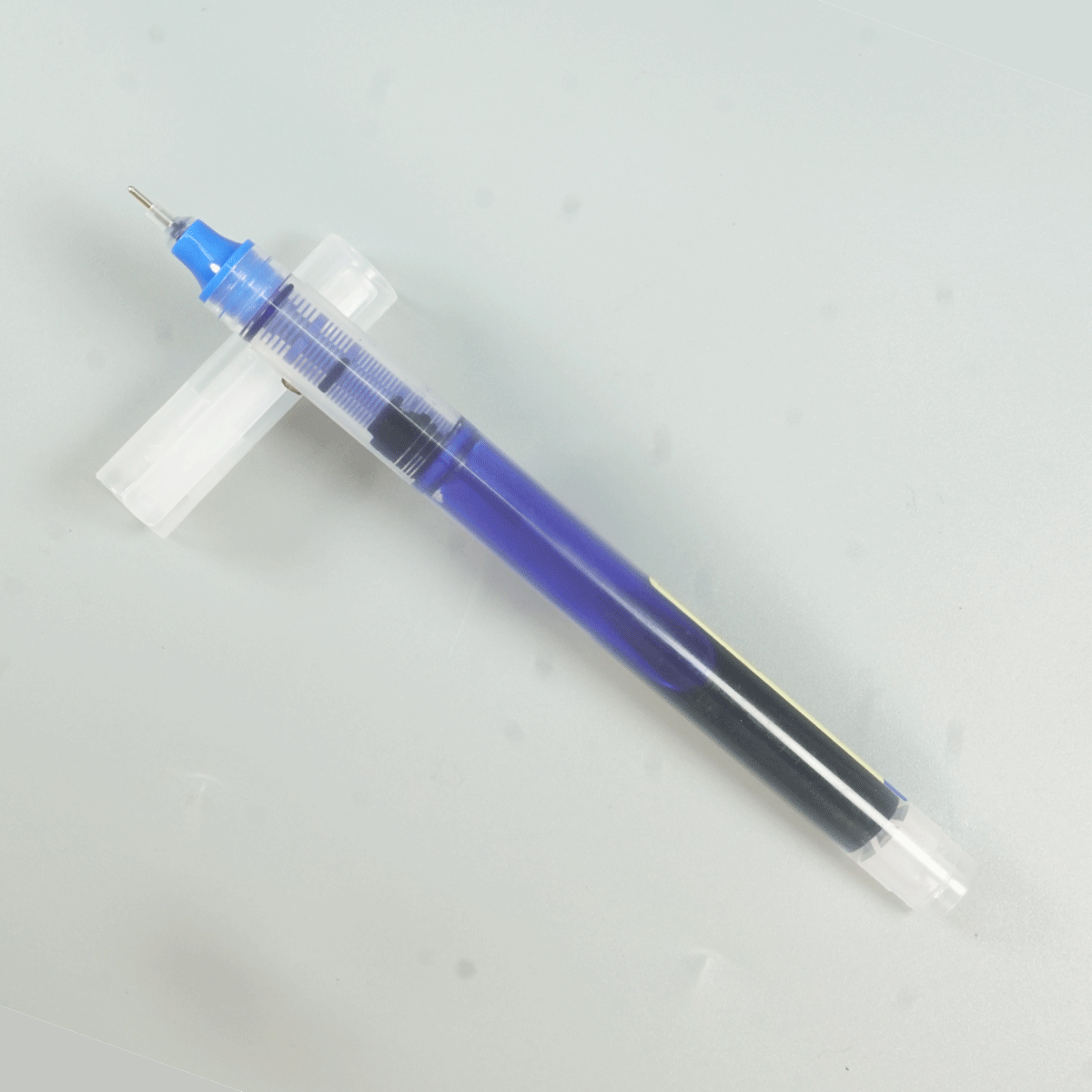 penhouse.in SZ-211 Transparent Body With Blue Color Writing 0.5 mm Gel Pen SKU 28937