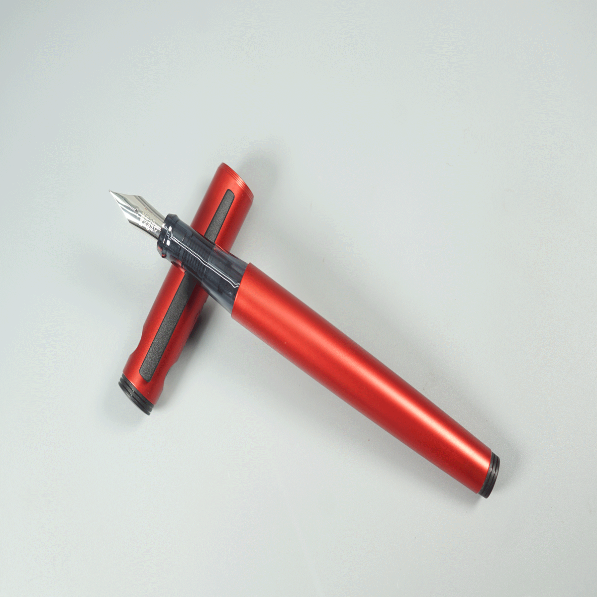 Pilot Explorer Metallic Red Color Body and Cap with Black Clip Fine Nib Cartridge Type Fountain Pen SKU 28971