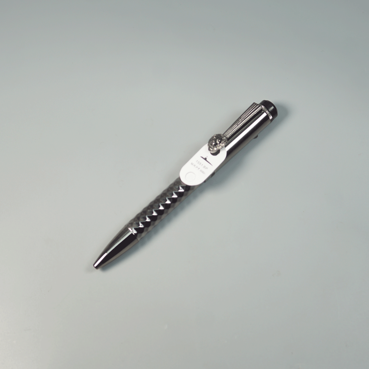 Submarine 1551 Grey Color Royal Edition Lion Metal Body With Fine Tip and Twist type ball pen SKU 28992
