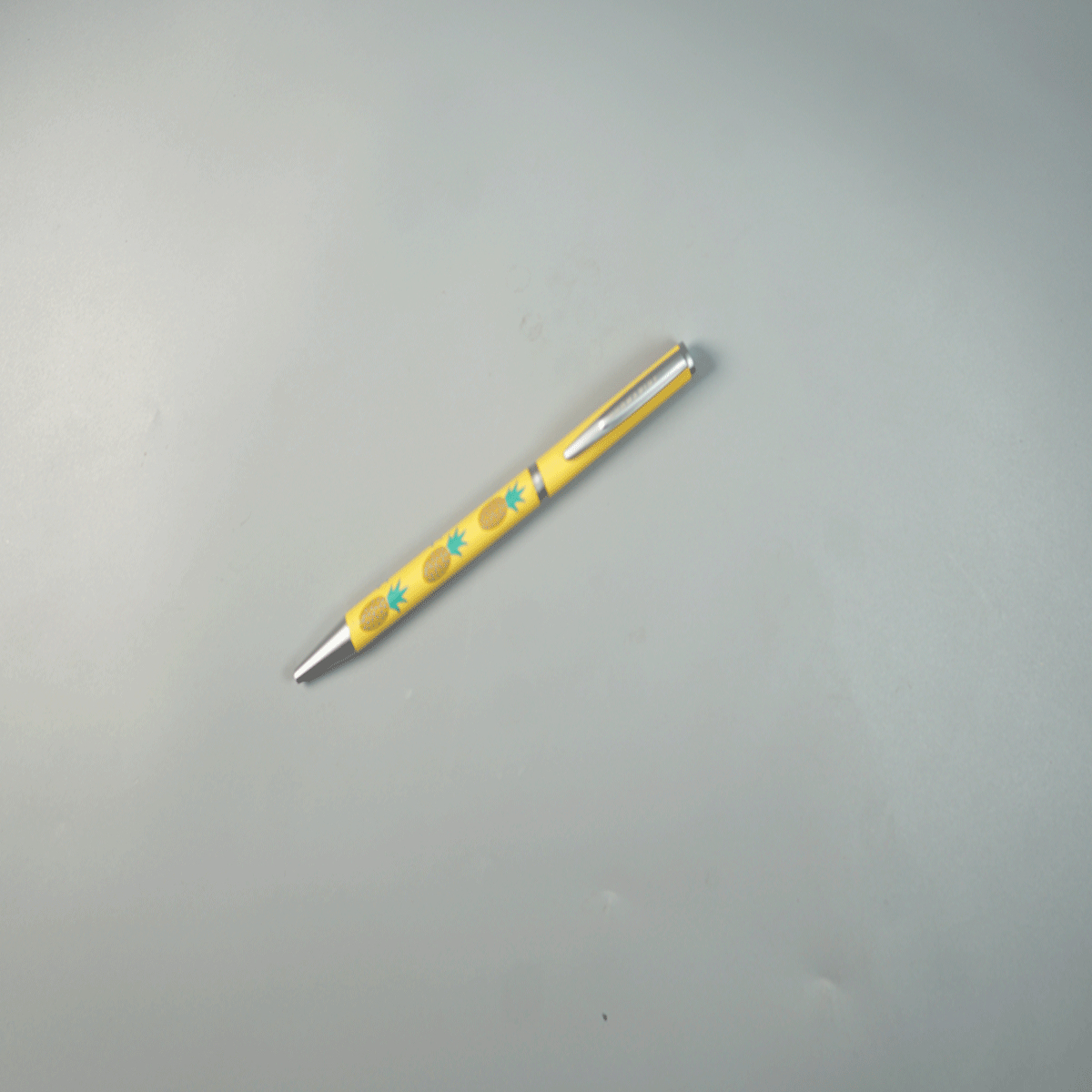 Submarine 2305 Frubloom Pineapple Flavour Yellow Color Body With Fine Tip and Twist Type Ball pen SKU 29003