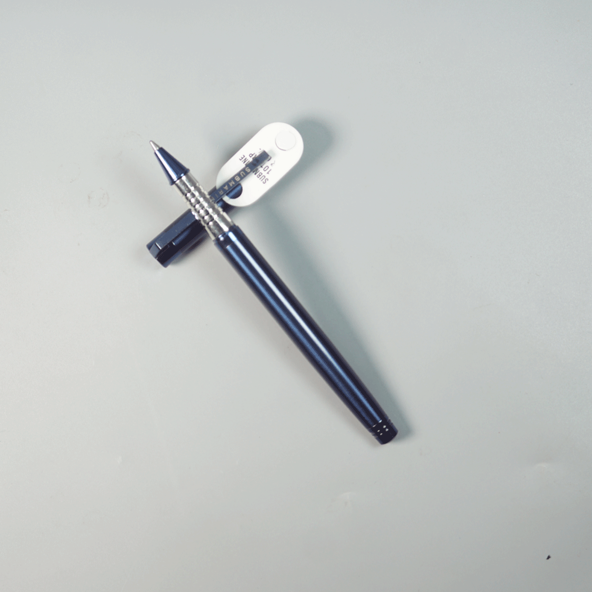 Submarine 1012 Blue Color Body With Fine Tip and Cap Type Roller Ball Pen SKU 29009