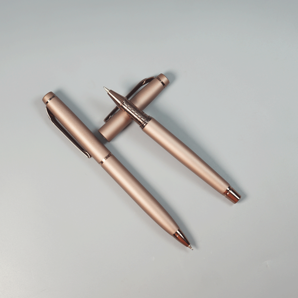 Submarine 980 Brown Color Body and Brown Color Clip with Roller and Ball Pen Set SKU 29021