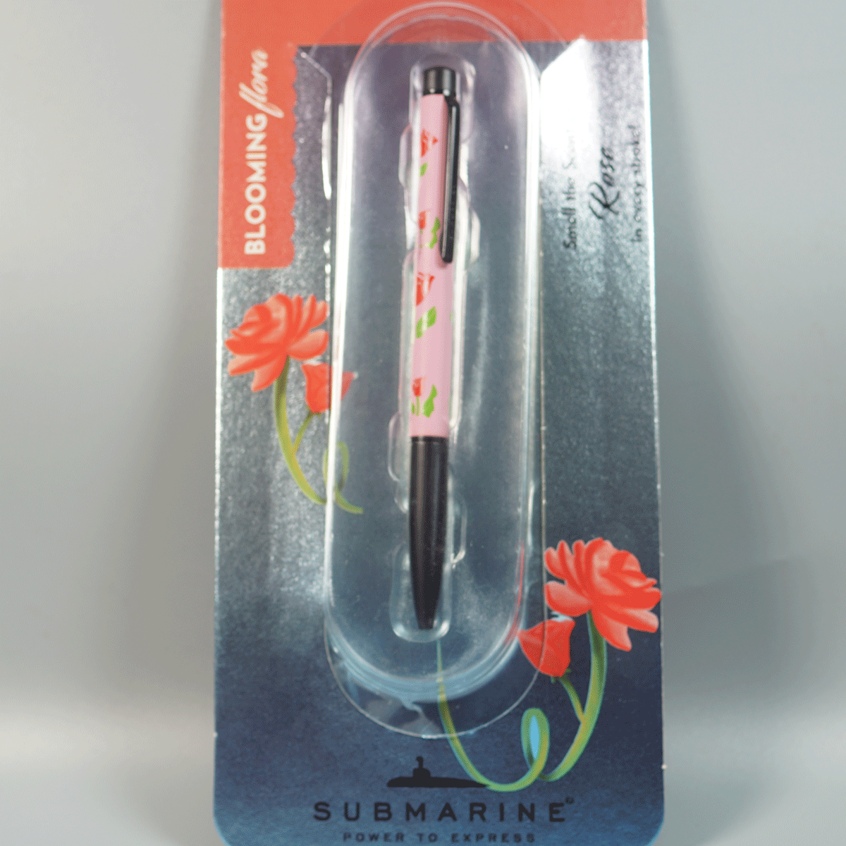 Submarine 2306 Blooming Flora  Smell The Scent Of Rose In Every Stroke Twist Type Ball Pen SKU 29024
