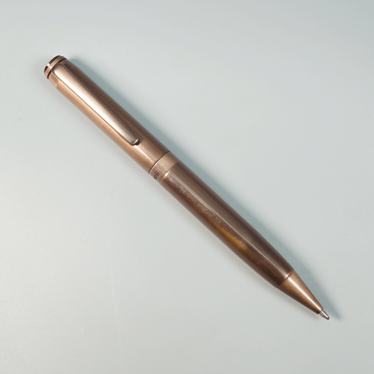 Swiss Brand 2502 Brown Color Body With Clip And Medium Tip Twist Type Ball Pen SKU 29031