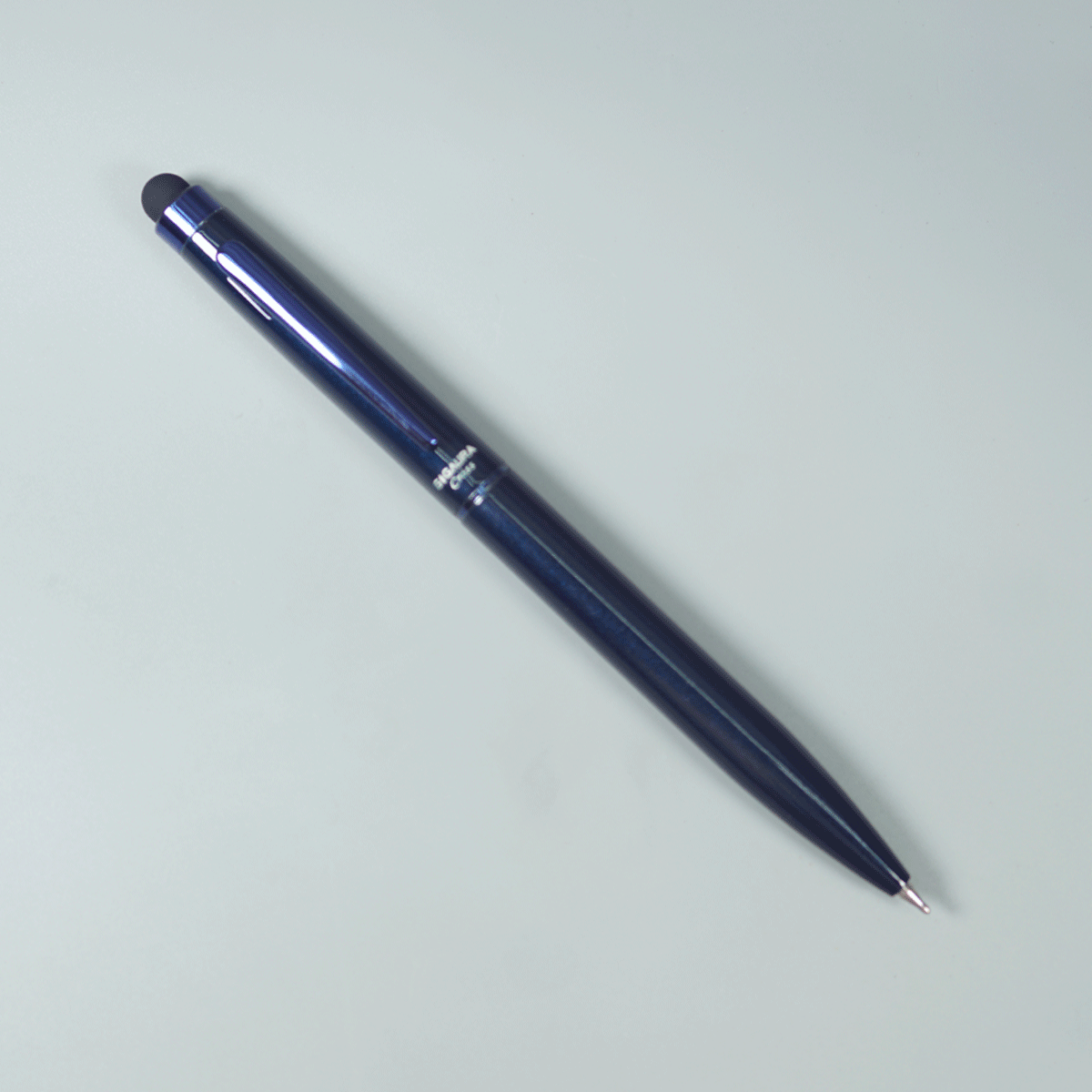 Sigaura Cross Stylus  Blue Color Body With Blue Color Clip Twist Type Ball Pen SKU 29079