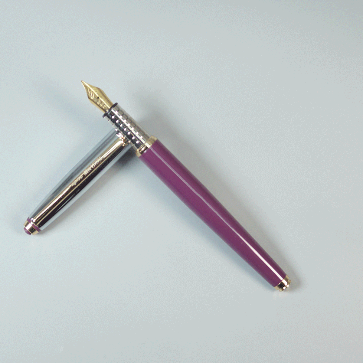 Picasso Parri Merlin Lavender Color Body With Silver Clip Cartridge Type Fountain Pen 29140