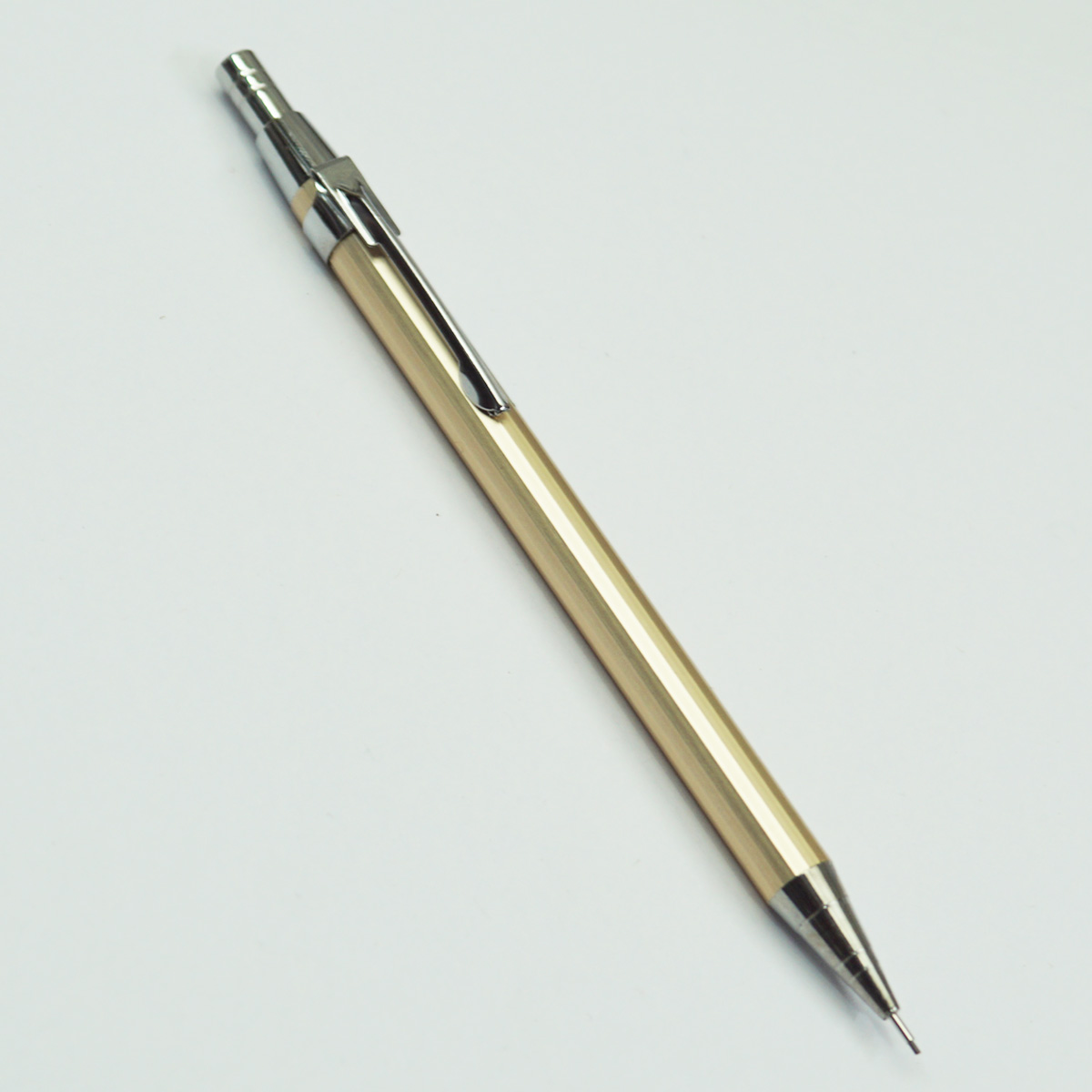 Jian Hao Peach Color Body With Silver Clip 0.7mm Led Pencil SKU 50051