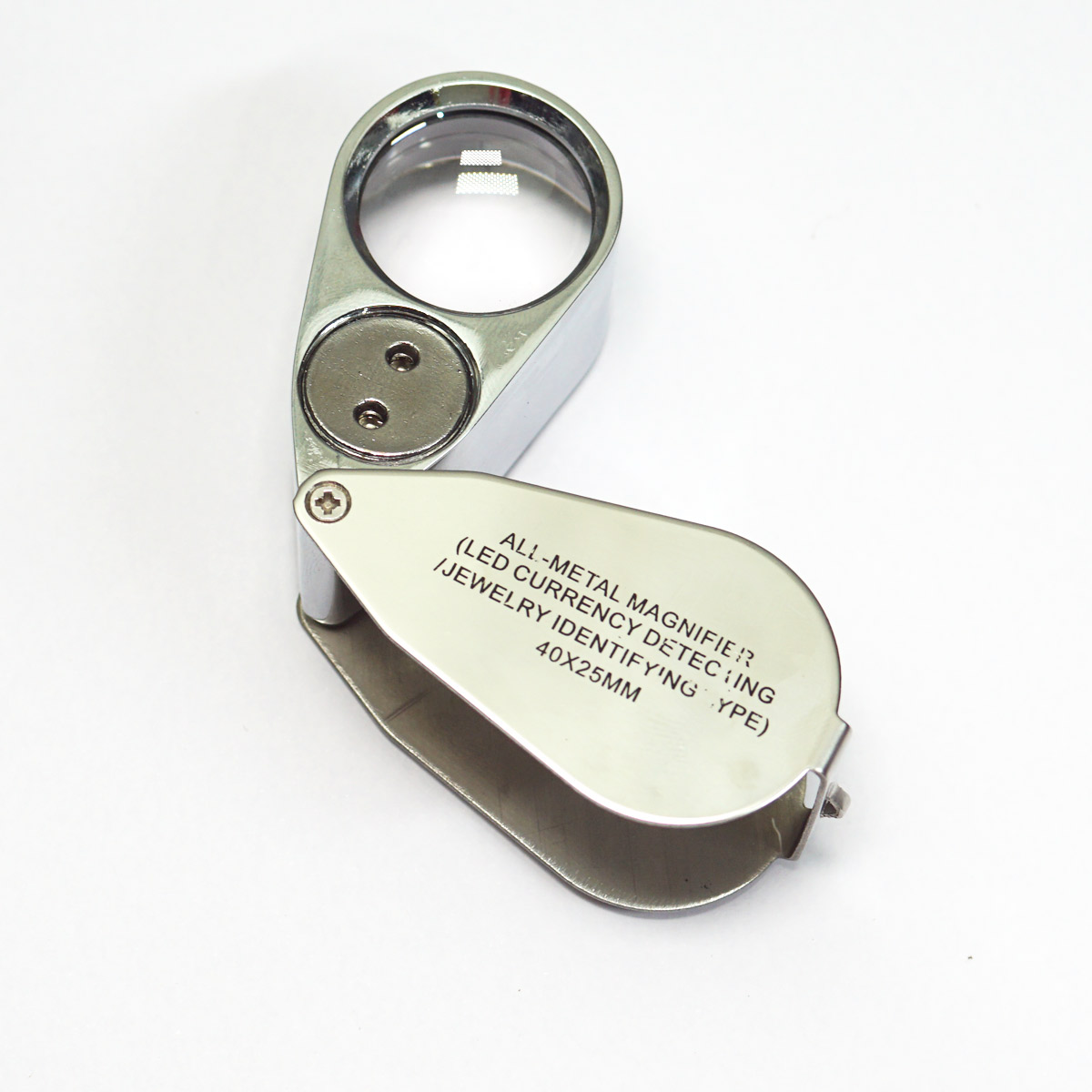 penhouse.in Metal Magnifier 40X25mm With LED Light SKU 50091