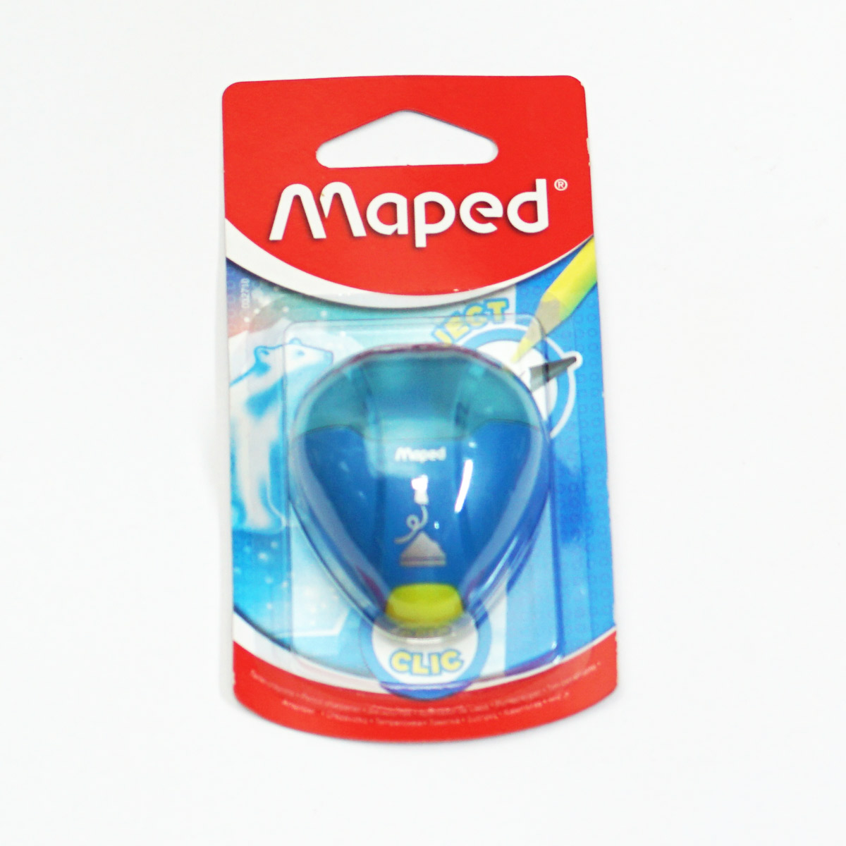 Maped 032710 Igloo Eject Green Color one Hole Pencil Sharpener SKU 50121