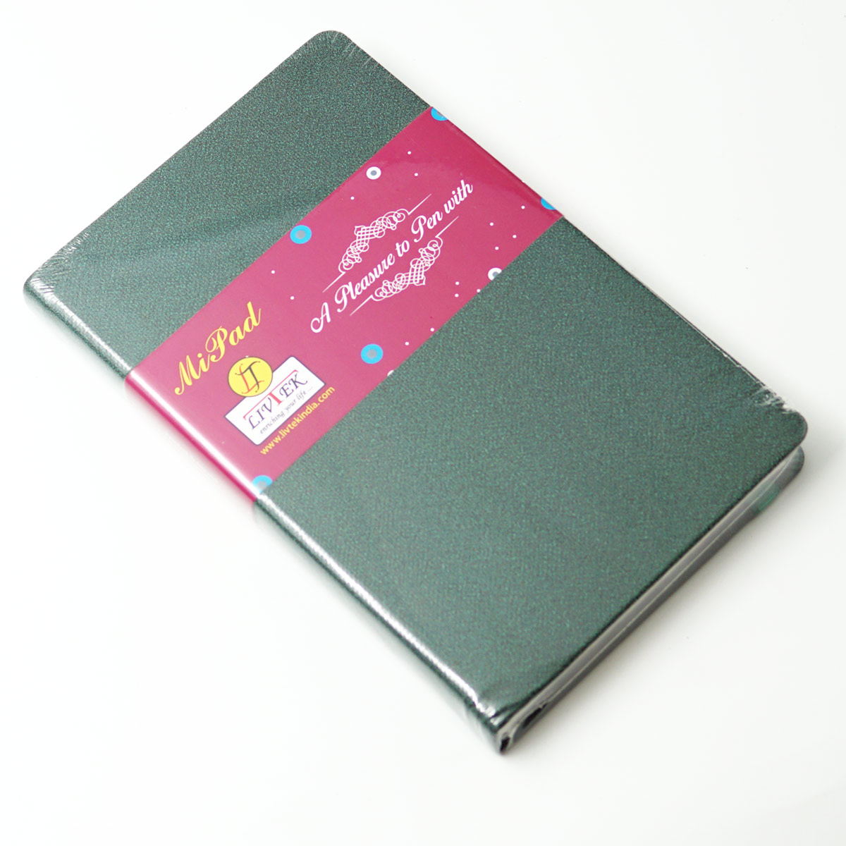 Livtek MiPad Medium Green Color Note Book SKU50178