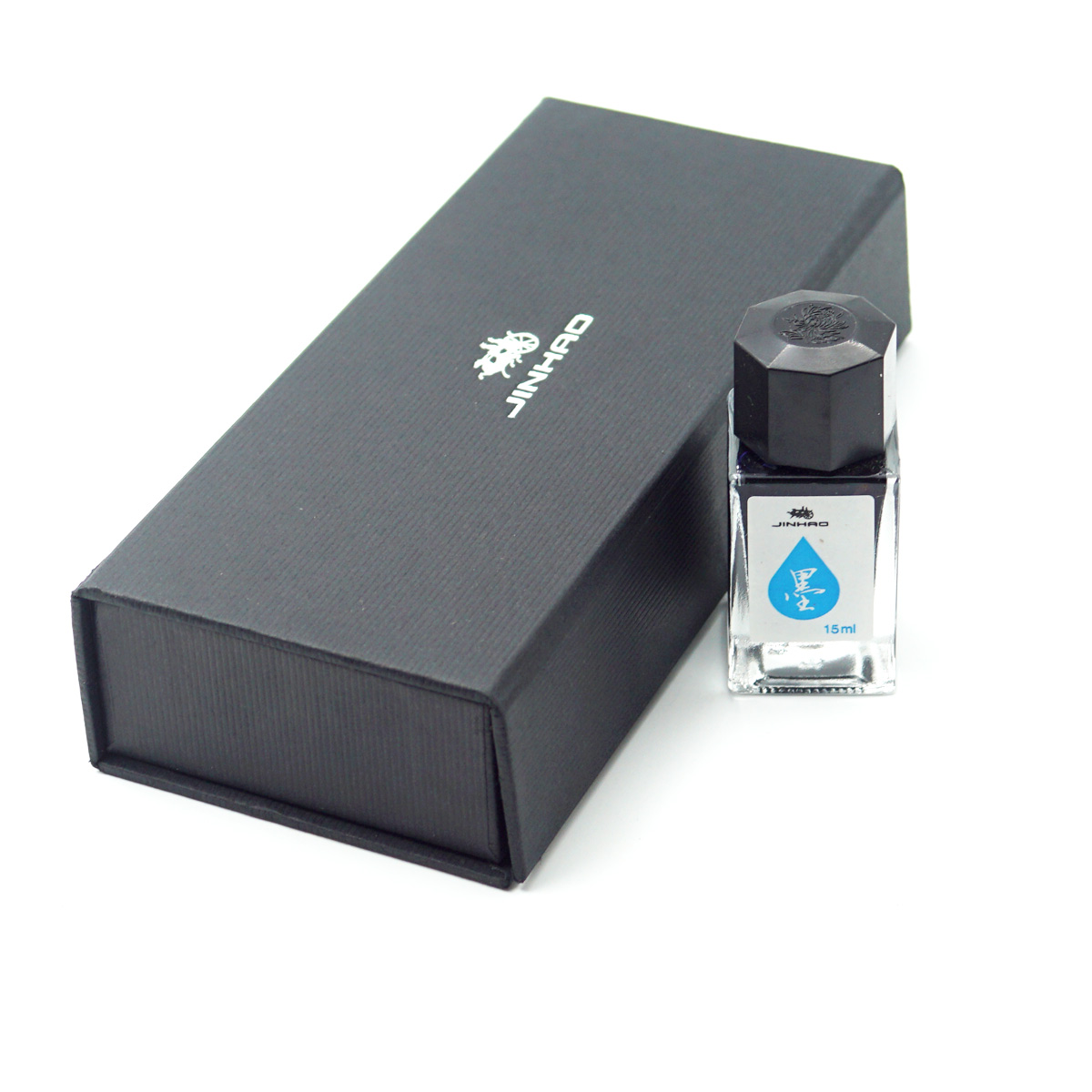 Jinhao Black Color Pen Box With 15ml Blue Ink Bottle SKU50181