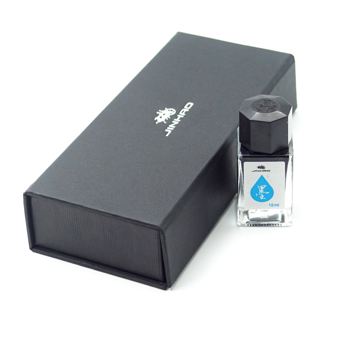 Jinhao Black Color Pen Box With 15ml Blue Ink Bottle SKU50181