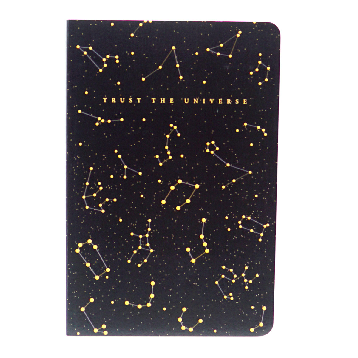 Factor A5 Black Color with Zodiac Design Soft Bound Ruled Notebook 90 GSM With 160 Pages SKU 50224