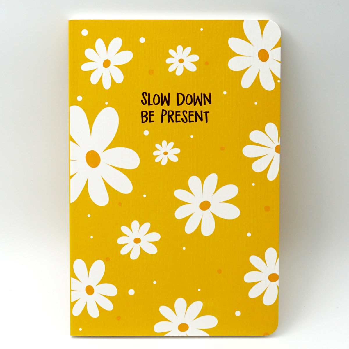 Factor A5 yellow Color with White Follower Design Soft Bound Ruled Notebook 90 GSM With 160 Pages SKU 50229