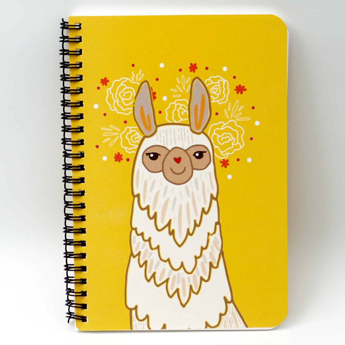 Factor A5 Yellow Colour With Owl Design Wiro Soft Bound Unruled Spiral Notebook 100 GSM With 144 Pages SKU 50245