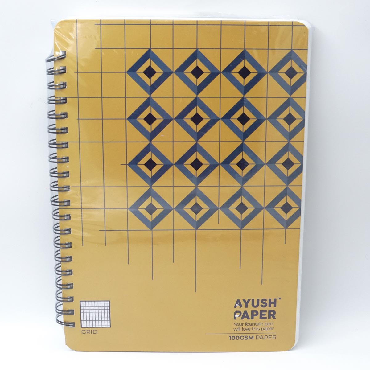 Ayush  Grid A4 Size 100 Pages Note Book SKU 50284