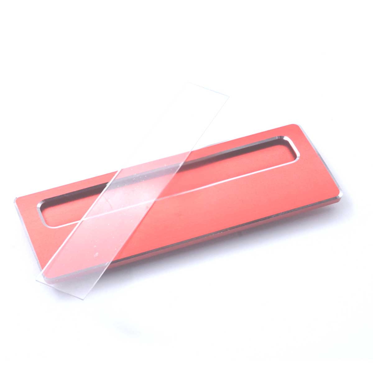 penhouse.in Red Color Acrylic Metal Batch SKU 50325
