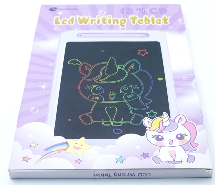 Arav Unicorn 12 LCD Writing Tablet Violet  Color SKU 50392