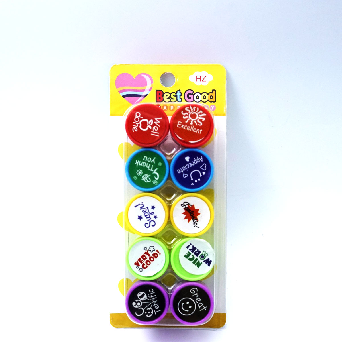 RG 2030 Motivational Smiley Stampset Yellow SKU 50403