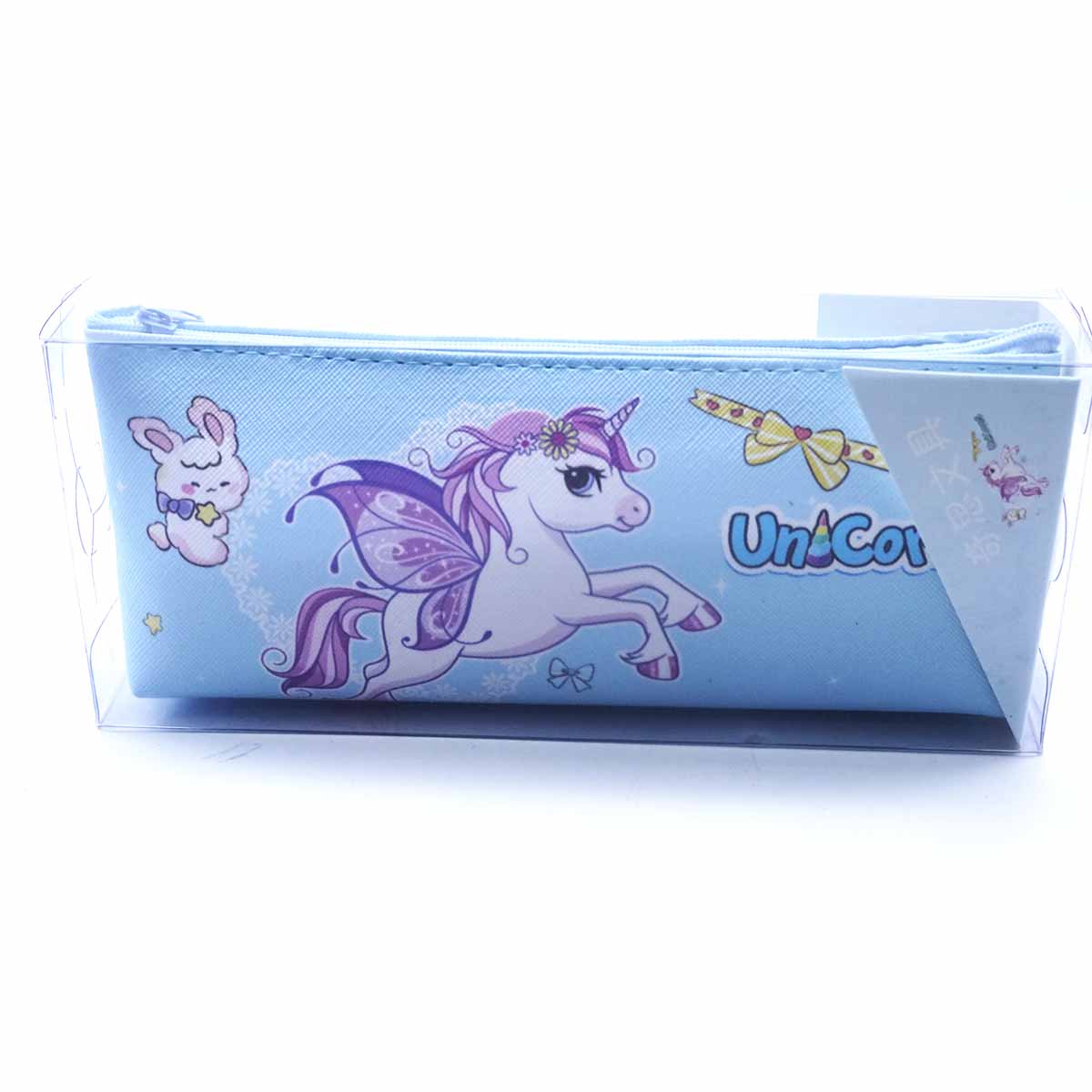 Arav H-145 Unicorn Pencil Pouch Sky Blue col SKU 50431