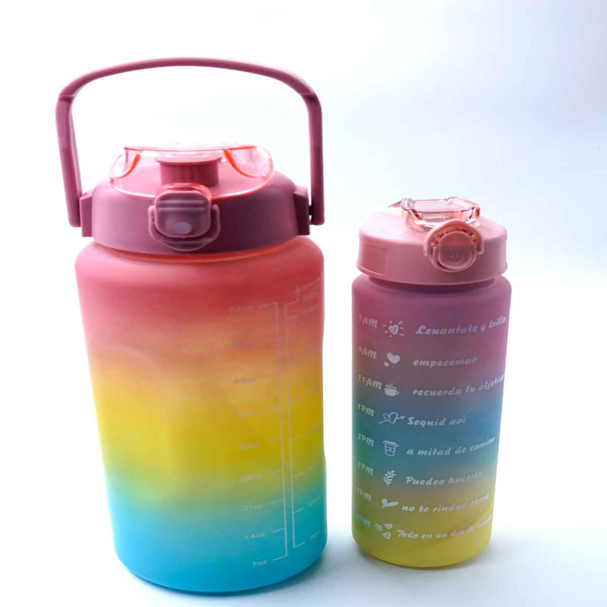Arav 2pcs Water Bottle Set with Light Pink Cap SKU 50908