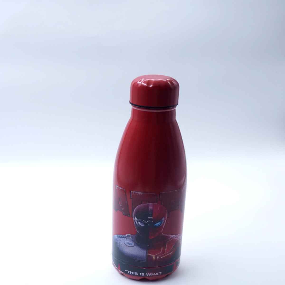 Arav RG 4103 Cartoon Flask  Red Color with Spiderman Design SKU 50919