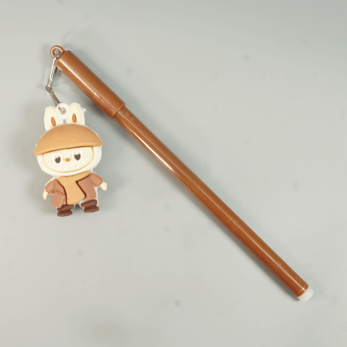 penhouse.in Pens Cute Cartoon Animal Topper Brown Color Toy Gel Pen SKU 50961