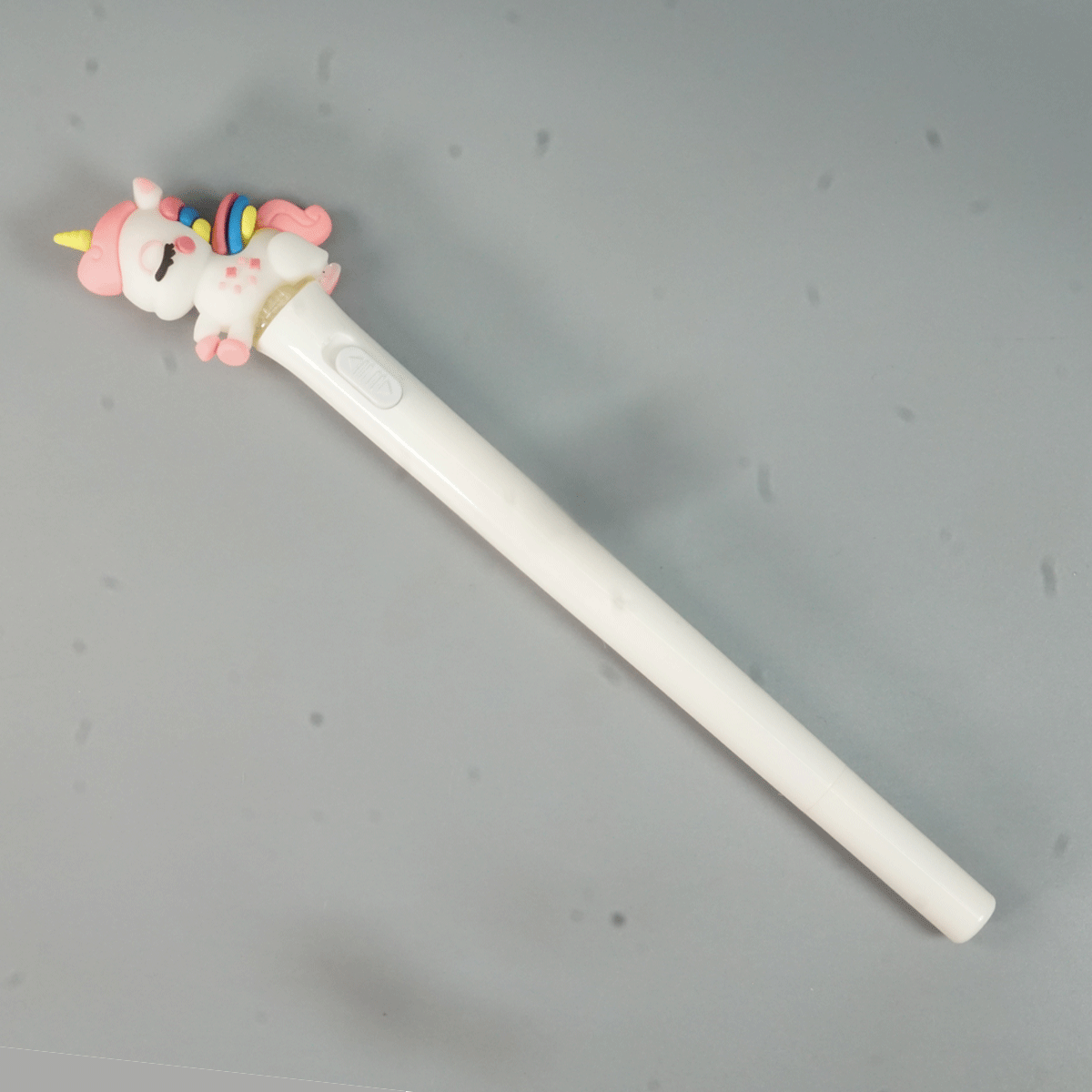 penhouse.in Pens Unicorn White Color plastic Silicon  Light Gel Pen SKU 50972