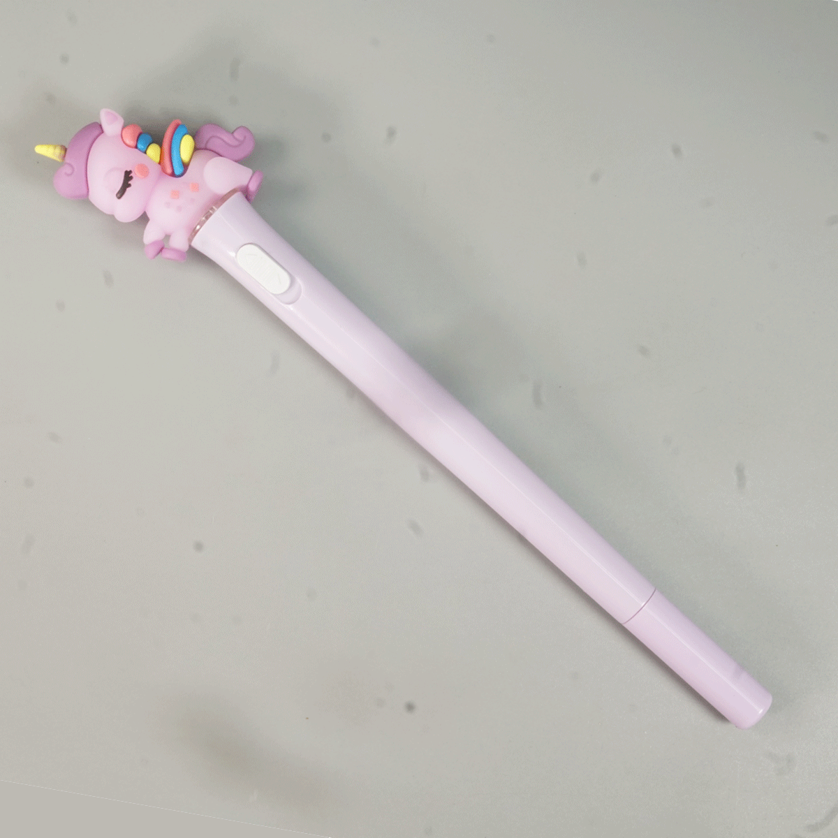 penhouse.in Pens  Unicorn Purple Color plastic Silicon  Light Gel Pen SKU 50974