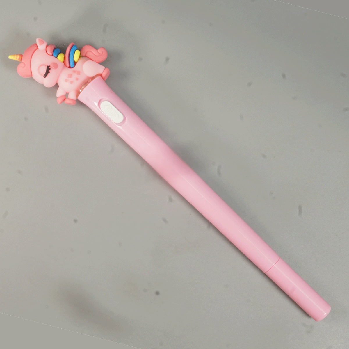 penhouse.in Pens  Unicorn Pink Color plastic Silicon  Light Gel Pen SKU 50975