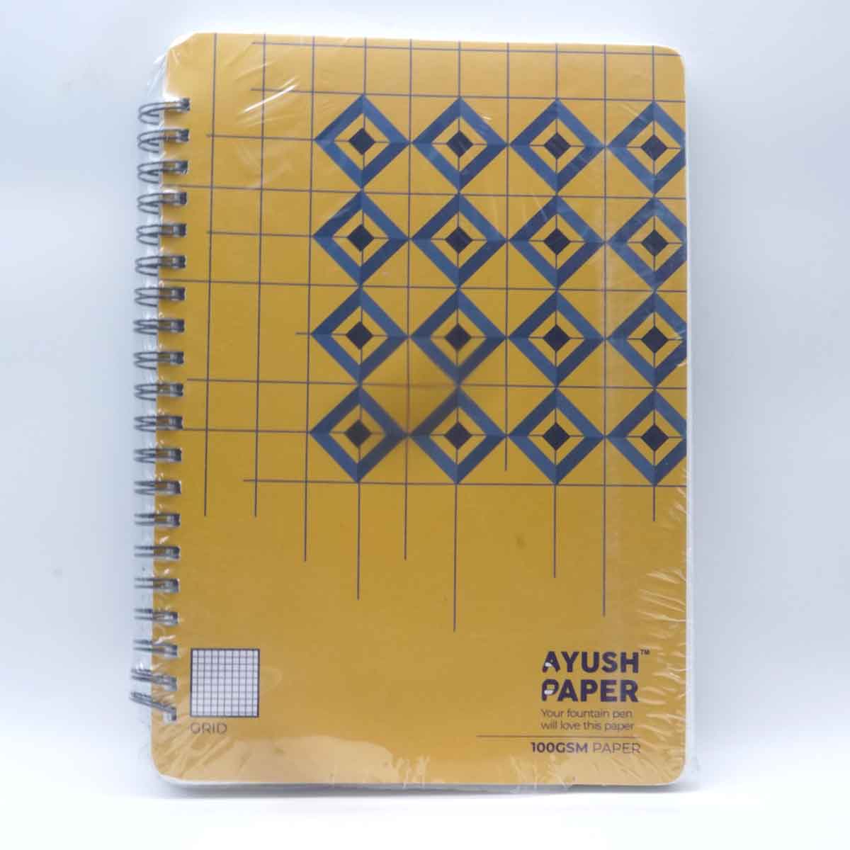 Ayush Paper Grid Book A4 wiro 30PGS/200GSM SKU 51095